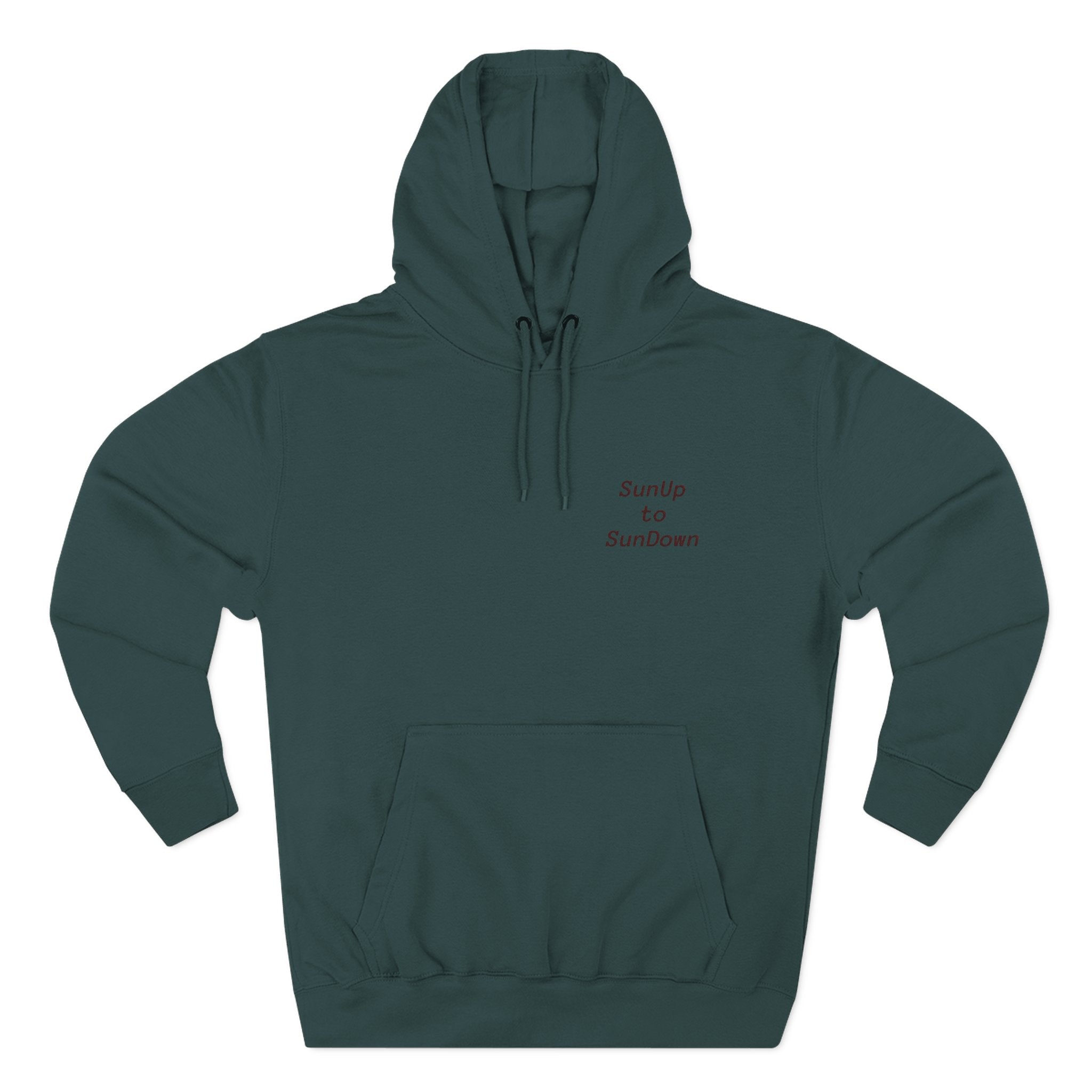 Cozy Fleece Hoodie, SunUp to SunDown
