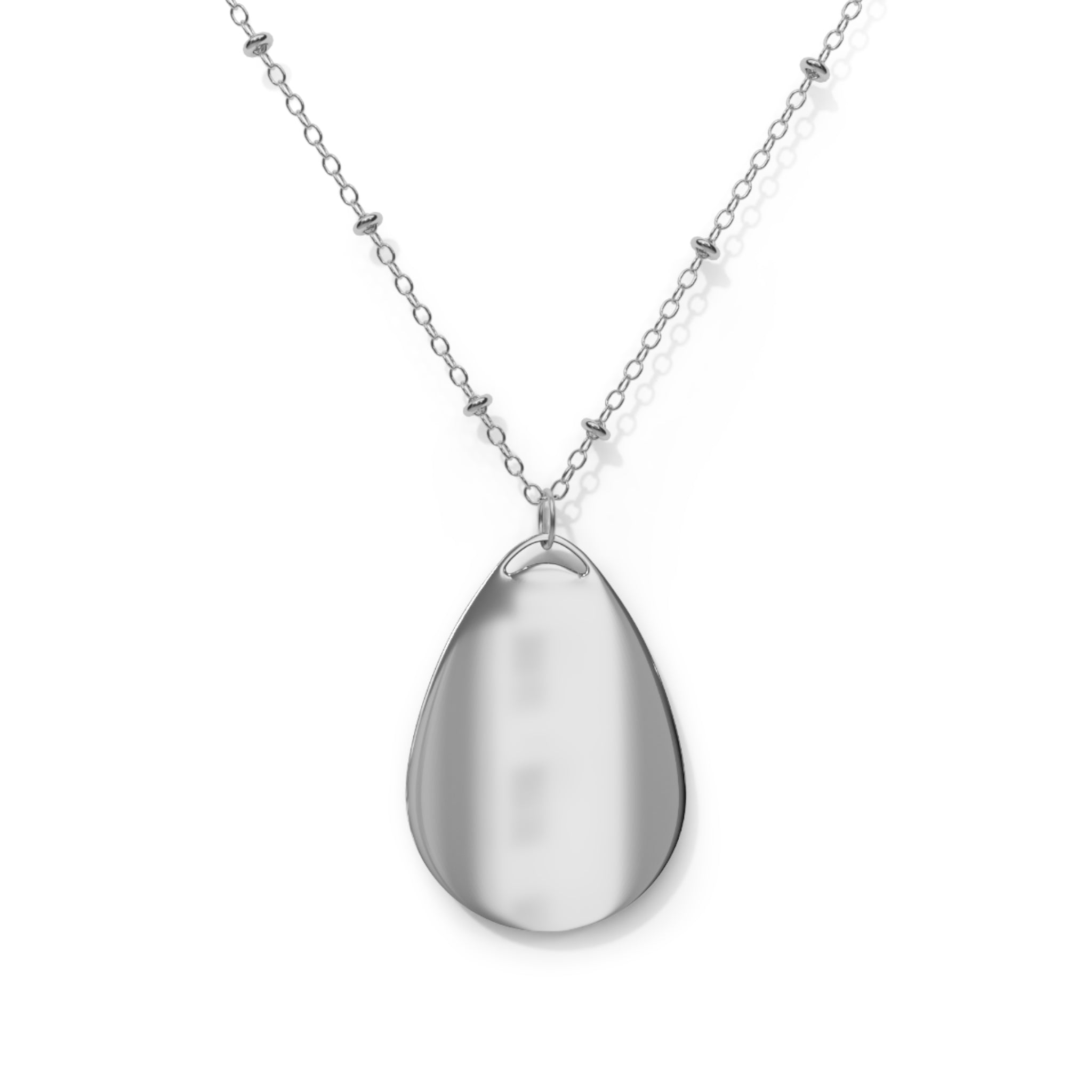 Cactus Sunset Oval Necklace