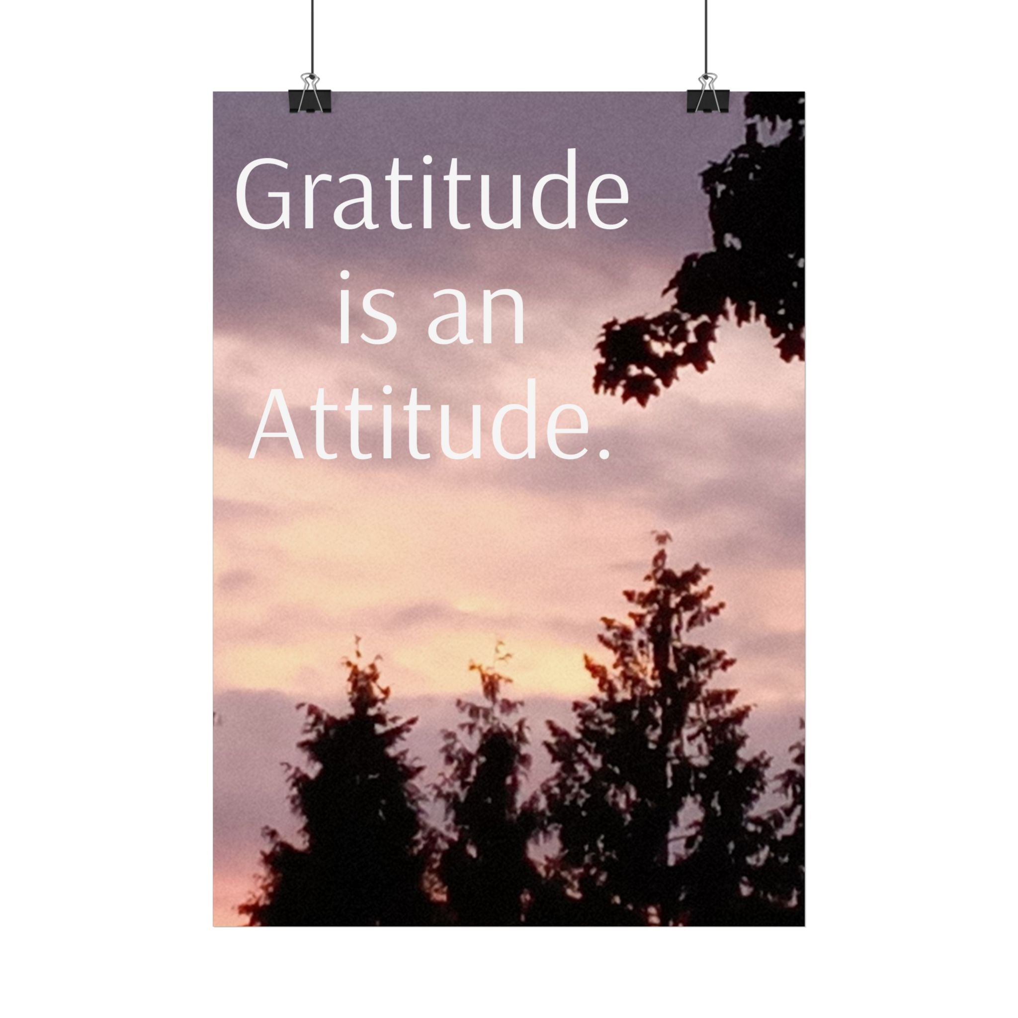 Sunset Tree Silhouette Poster