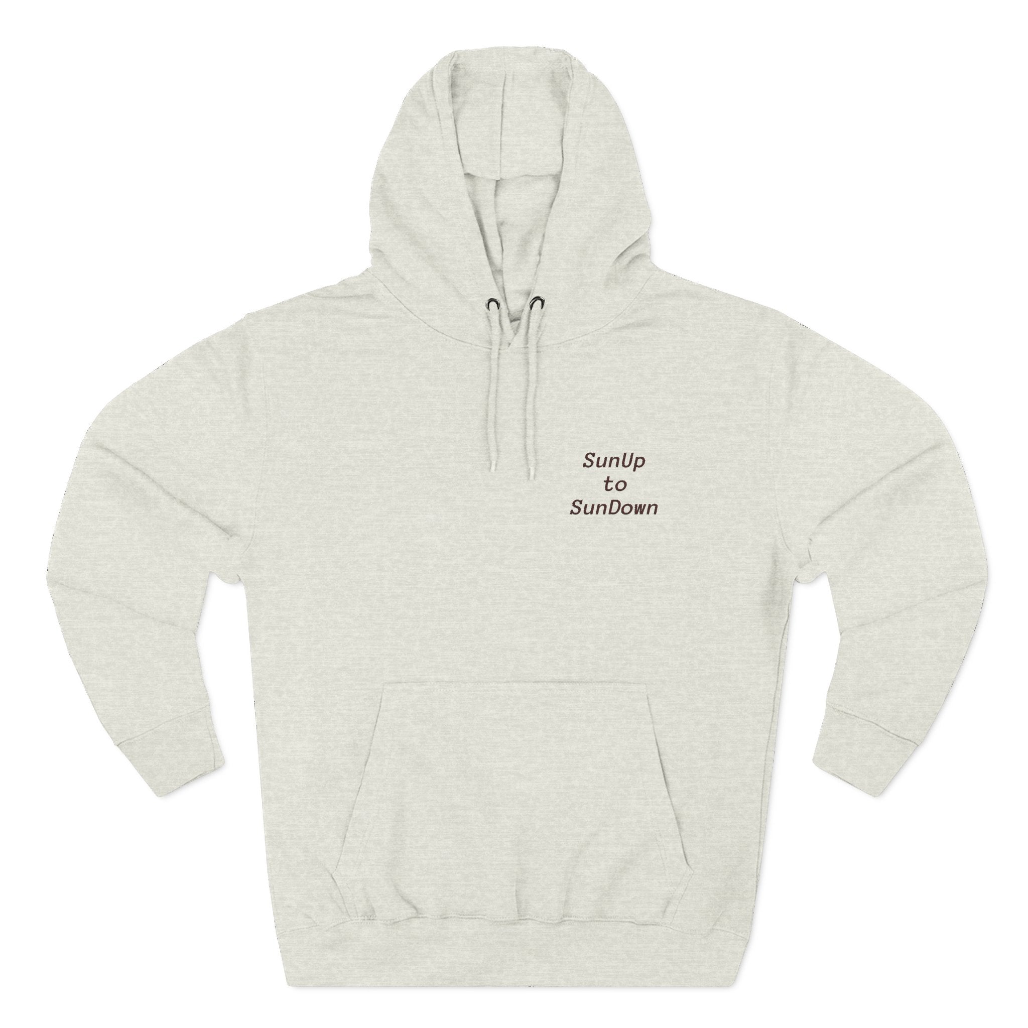 Cozy Fleece Hoodie, SunUp to SunDown
