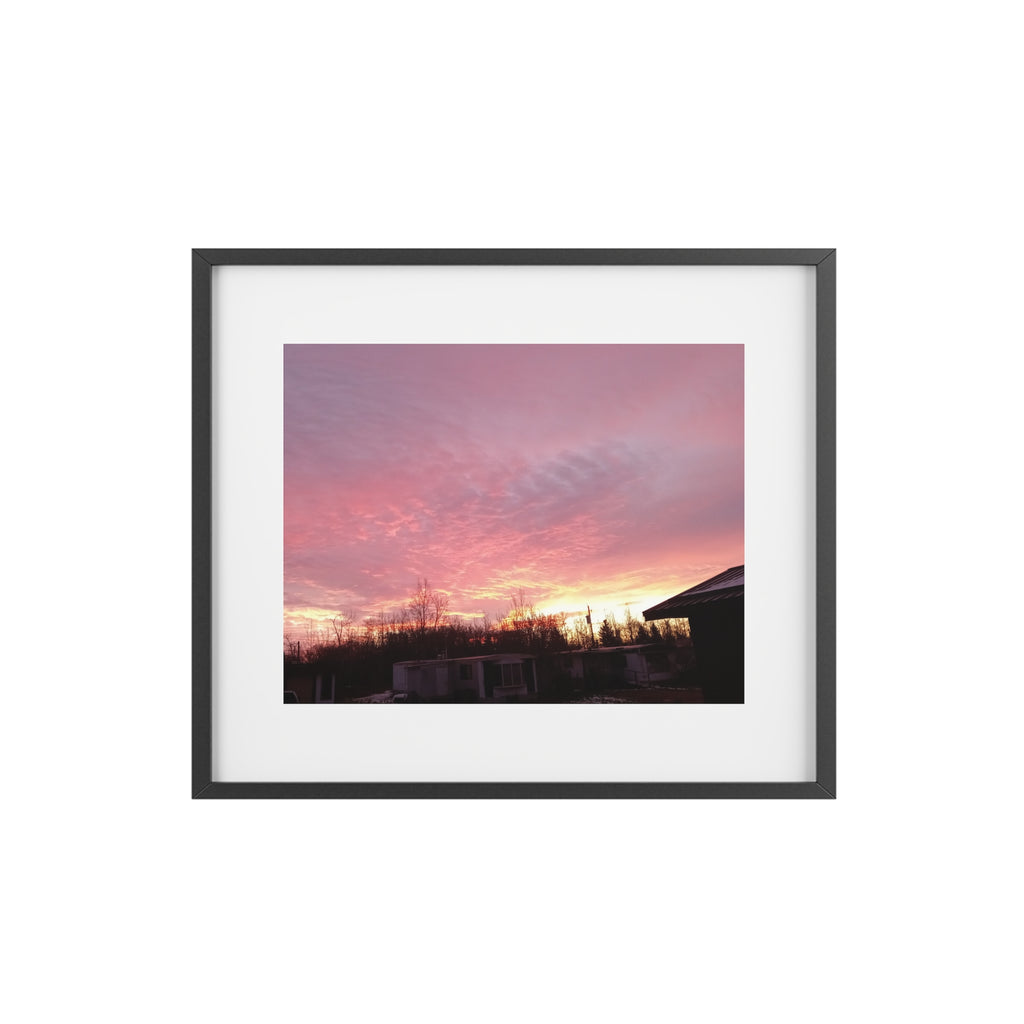 Pink Sunset Poster