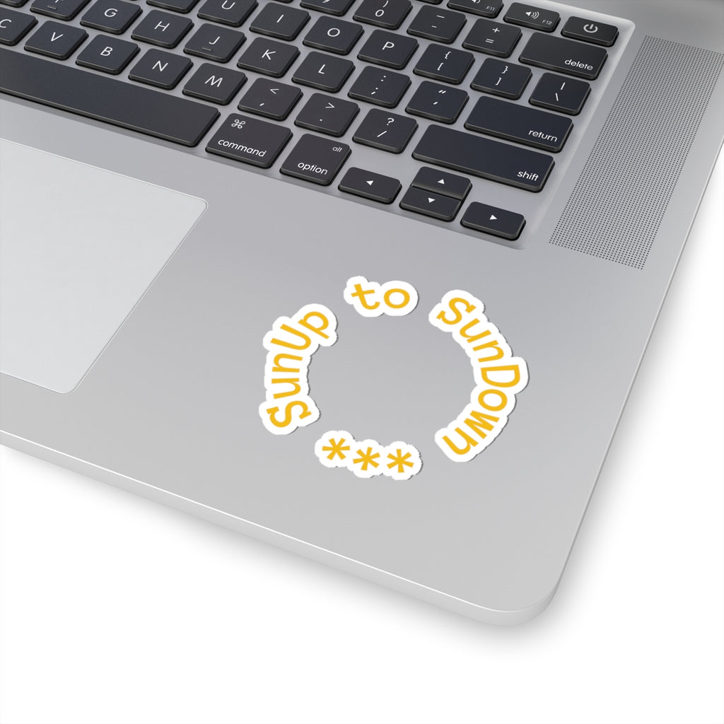 SunUp to Sundown Kiss-Cut Stickers