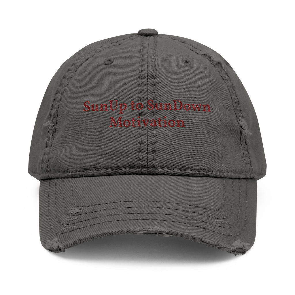 Distressed Embroidered Hat
