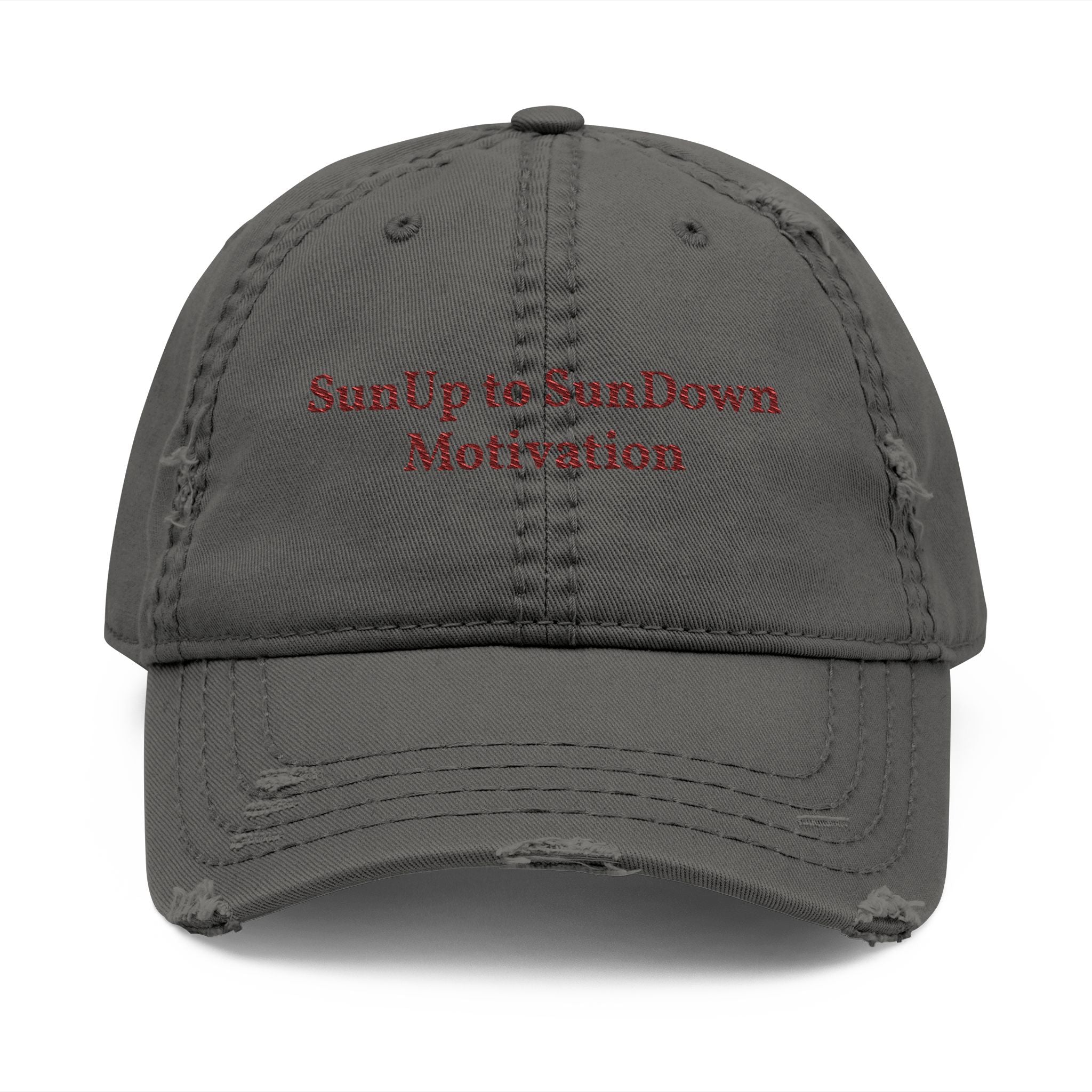 Distressed Embroidered Hat