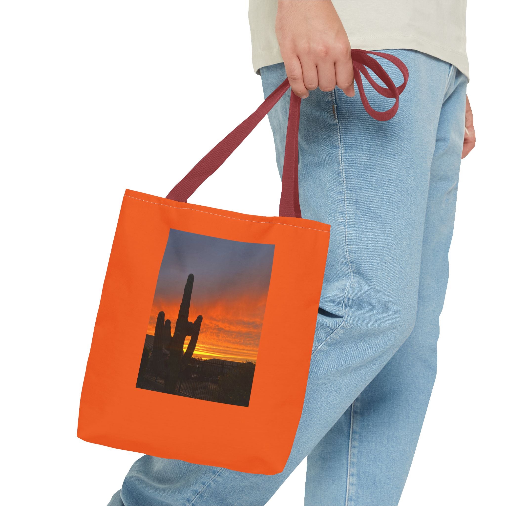 Sunset Cactus Tote Bag