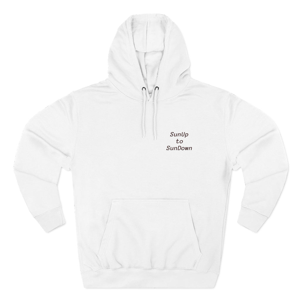Cozy Fleece Hoodie, SunUp to SunDown
