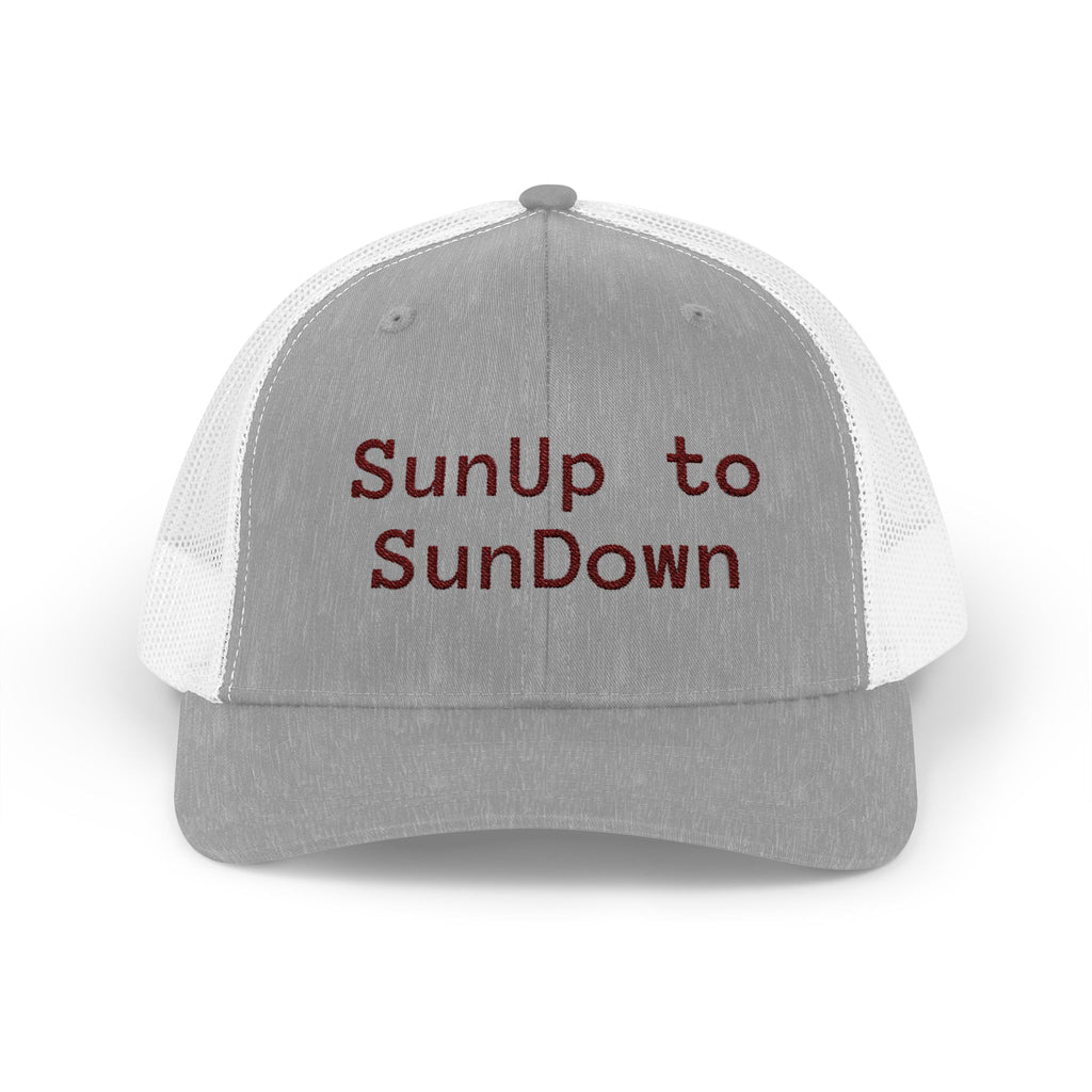 SunUp to SunDown Snapback Trucker Cap