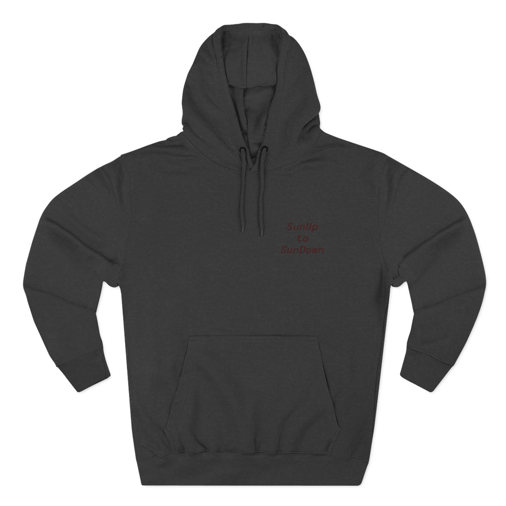 Cozy Fleece Hoodie, SunUp to SunDown