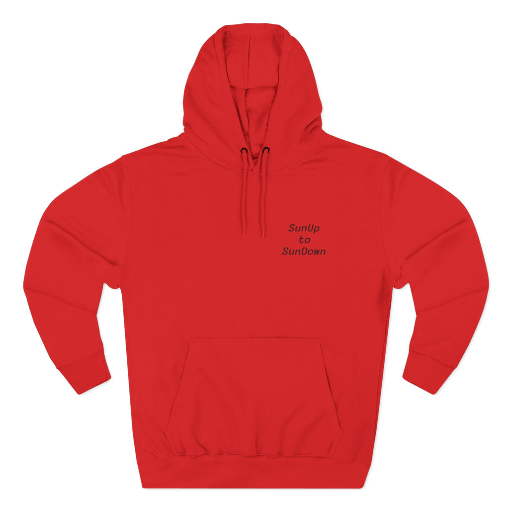 Cozy Fleece Hoodie, SunUp to SunDown
