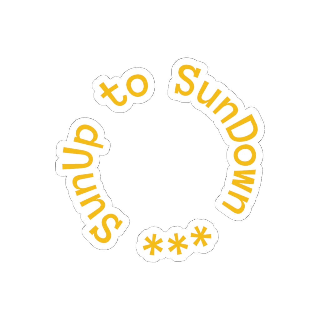 SunUp to Sundown Kiss-Cut Stickers