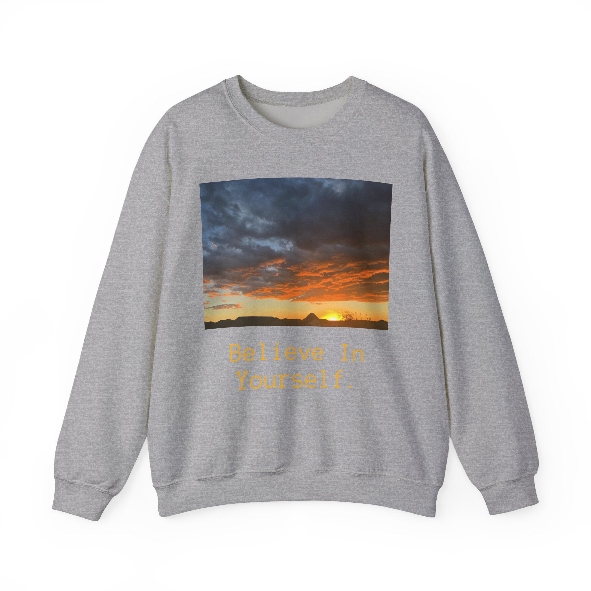 Sunset "Believe In Yourself" Crewneck Sweatshirt