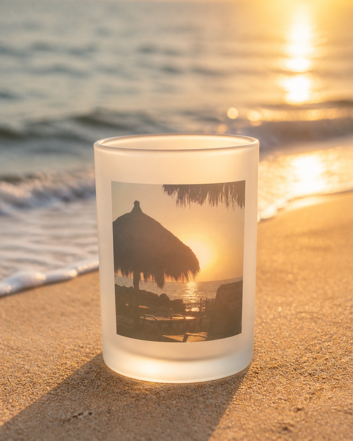 Tropical Sunset Stickers
