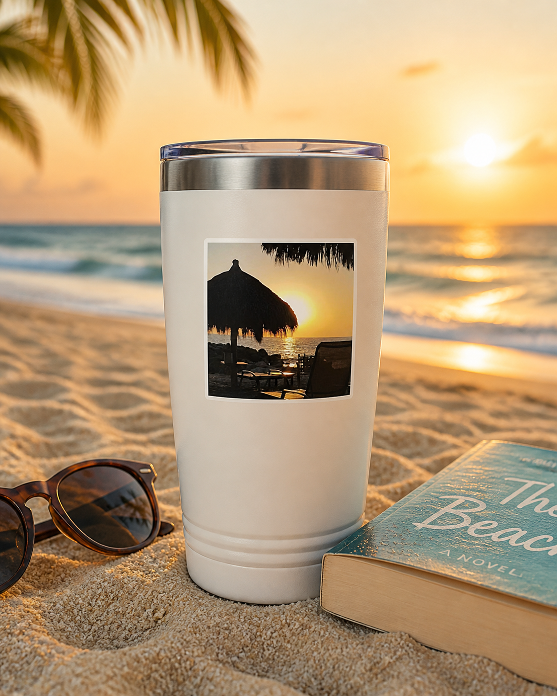 Tropical Sunset Stickers