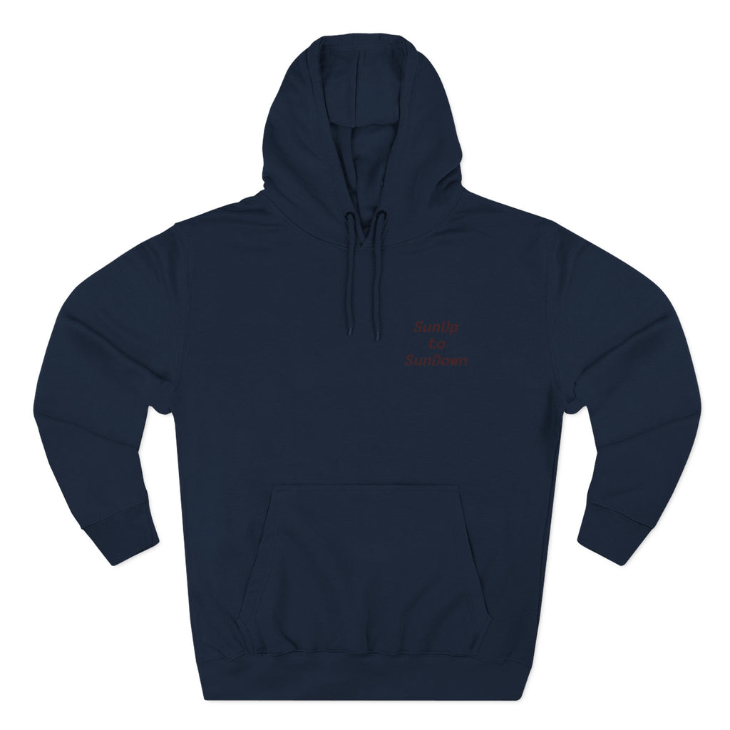 Cozy Fleece Hoodie, SunUp to SunDown