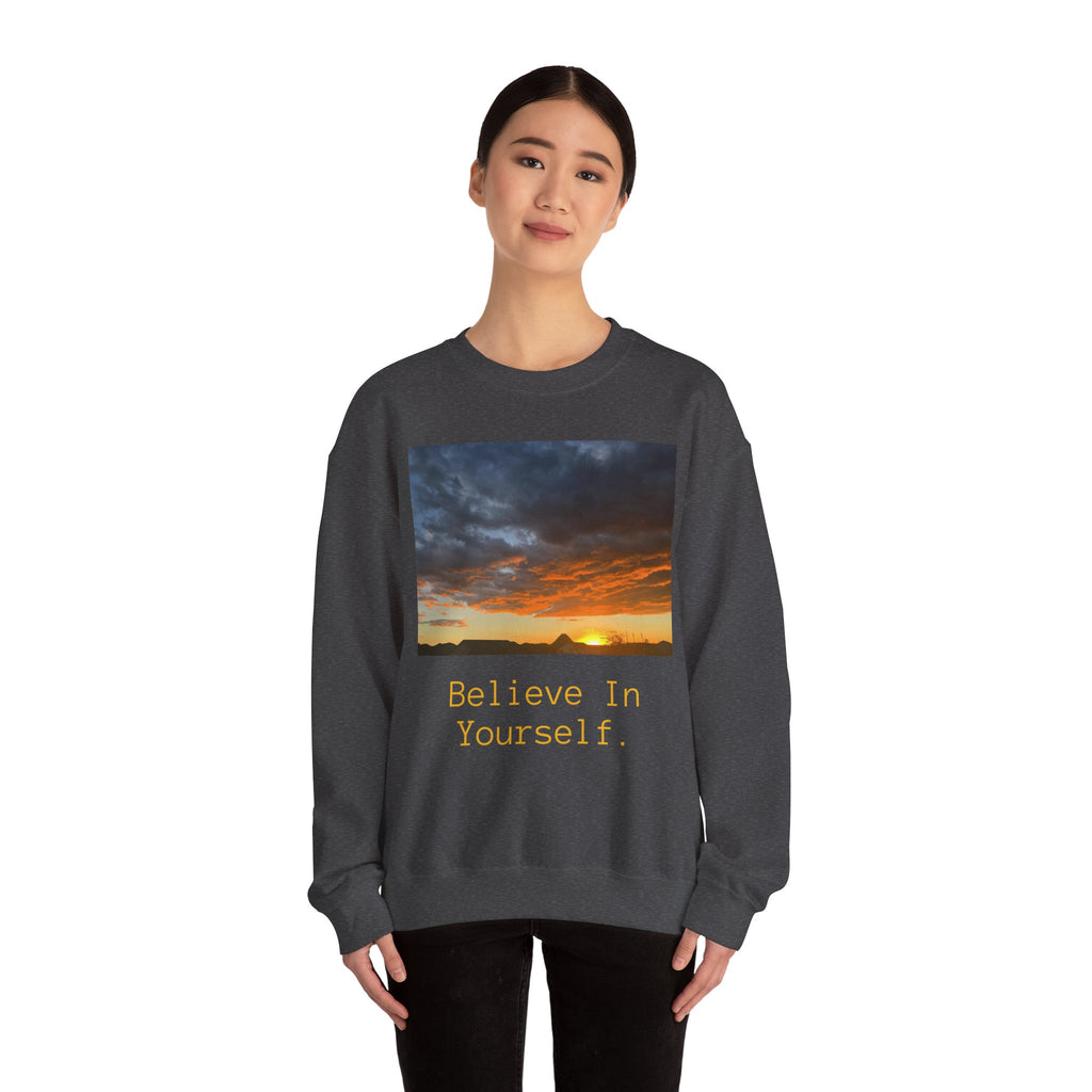 Sunset "Believe In Yourself" Crewneck Sweatshirt