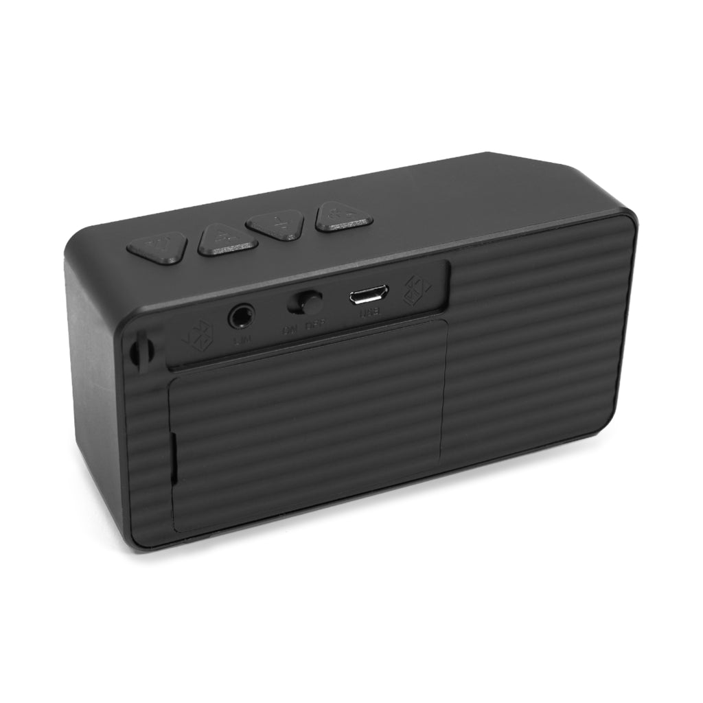 Portable Blootooth Speaker - Burnt Orange & Black Sunset Cloud Reflections