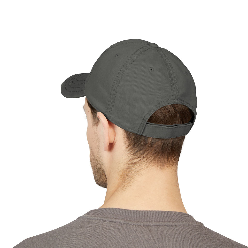Distressed Embroidered Hat