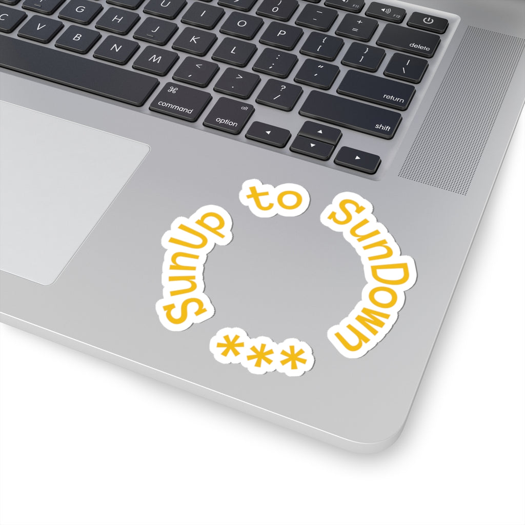 SunUp to Sundown Kiss-Cut Stickers