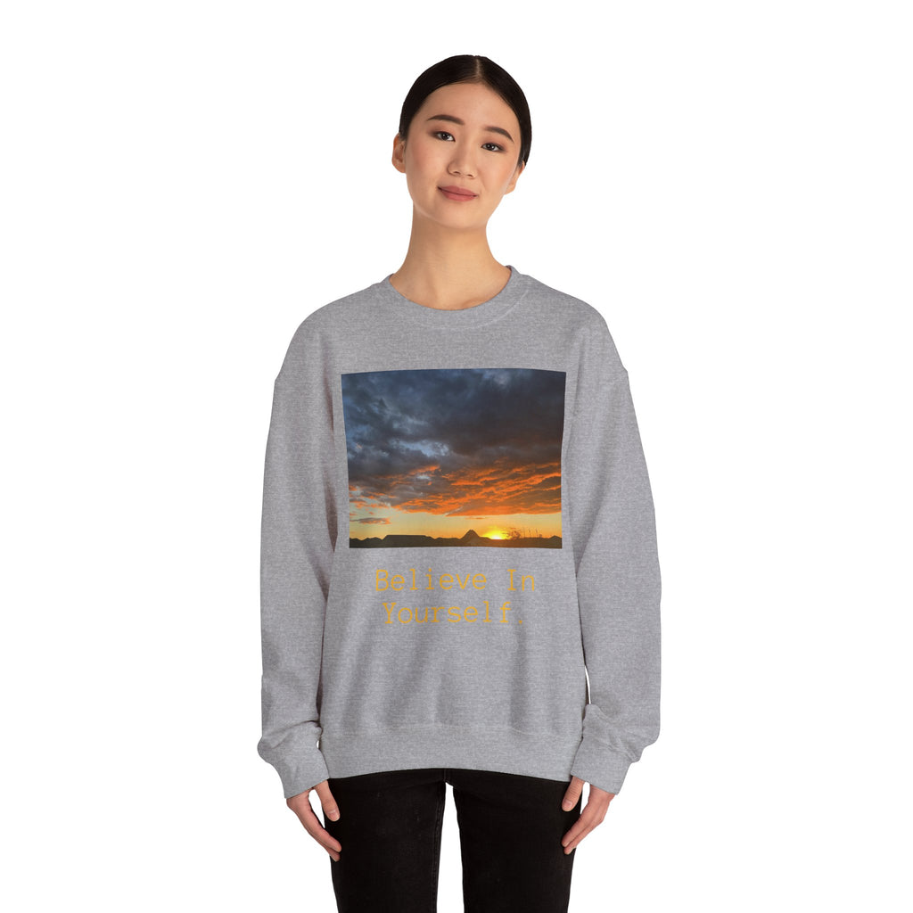 Sunset "Believe In Yourself" Crewneck Sweatshirt